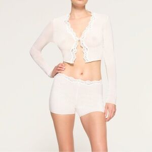 Skims bridal top in marble size S